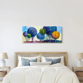 Kupolafák képe, olajfestmény (120x50 cm)
