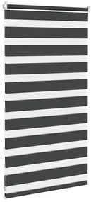 zebrafüggönnyel fekete szövetszélesség 75,9 cm poliészter