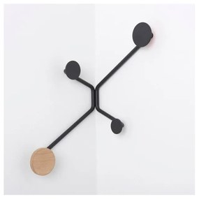 Hook fekete fali akasztó, sarokba - Gazzda