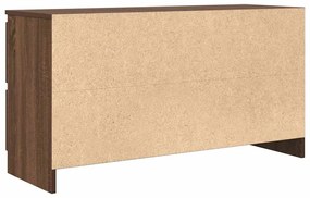 barna tölgyszínű szerelt fa TV-szekrény 100x35x54 cm
