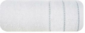 Mari törölköző 50x90 fehér, velúr bordűrrel 500g/m2 Eurofirany