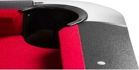 GamesPlanet® Biliárdasztal PREMIUM Piros sötét 7ft