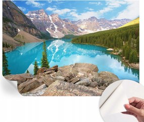 Design fali fotótapéta öntapadós kék tó 312x219