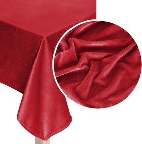 Abrosz dekoratív Soft 110x160 velúr piros