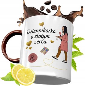 Bordó Bögre Újságírónak Születésnapra Ajándék fényképes nyomattal