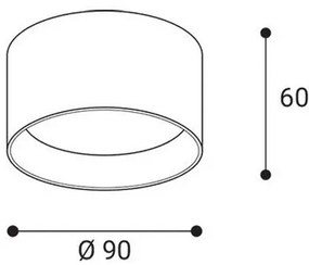 LED2 - LED beépíthető spotlámpa ZETA ON LED/8W/230V 3000/3500/4000K Ø 9 cm fehér