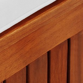 Deuba Kerti pad tárolóval 120 cm - akác