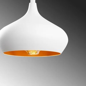 DODO zsinóros függőlámpa 1xE27/40W/230V fehér