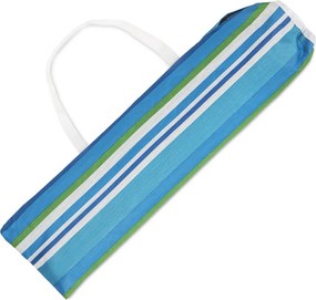 Összecsukható tengerparti napozóágy SAND, kék-fehér