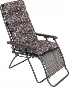 Kerti párna napozóágyhoz, párna kerti székhez vízálló 75x48