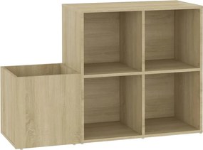 vidaXL sonoma szerelt fa előszobai cipősszekrény 105 x 35,5 x 70 cm
