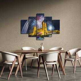 Kép - Szilveszteri éjszaka (150x105 cm)