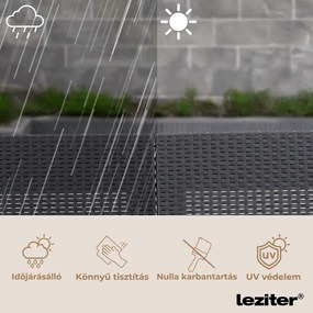 Claire V 7 személyes kerti bútor garnitúra vigo tárolós asztallal