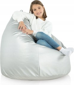 Pufa Táska Ezüst Fotel L gyerekeknek Ökobőr