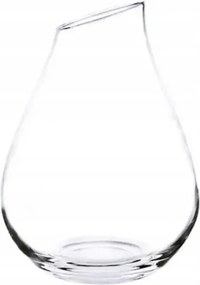 Üveg Váza Dekoratív Csepp Vágott h43 d33