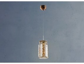 Klausen 142029 - LED Csillár zsinóron JAR LED/5W/230V réz/fa