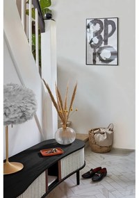 Szürke-natúr színű TV-állvány tölgyfa dekorral 140x40 cm Audacious – UMAGE