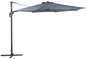 Függő sötétszürke napernyő ⌀ 300 cm SAVONA Beliani