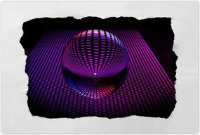 Poszterek 60x40 Lila gömb