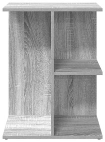 éjjeliszekrény szürke sonoma 46,5x29x61 cm gépelt fa