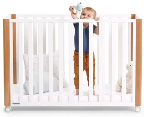 KINDERKRAFT SELECT - KOYA Premium 4 az 1-ben kiságy, bükk/fenyő