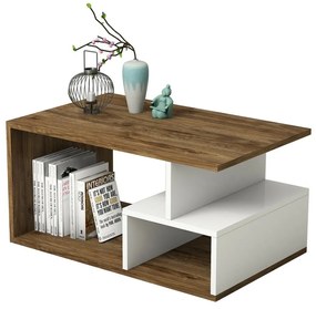 Arte White and Dark Walnut konferenciaasztal