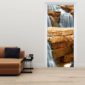 Fotótapéta ajtóra - Vízesések (95x205cm)