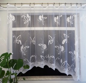 Mg Függöny Toll ablak 320x160 Madeira Ív szalaggal