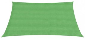 világoszöld HDPE napvitorla 160 g/m² 3,6 x 3,6 m