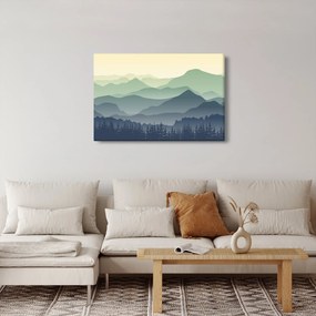 Kép - Forest Mountain (90x60 cm)