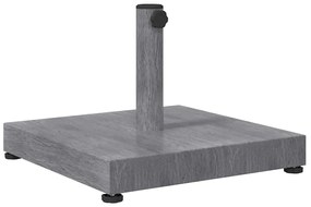 Kültéri Napernyő Tartók Sötét fa 45 x 45 x 31.5 cm Acél, Beton