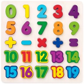 Woody Puzzle a táblán Digits