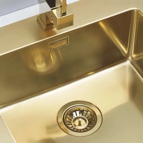 ALVEUS 1106867 - Mosogató PURE 52,5x51,5 cm monarch arany