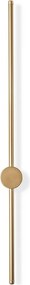 Sword 13487 arany fém LED falilámpa