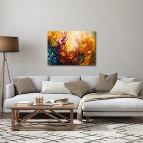 Kép - Absztrakt festmény a virágokról (70x50 cm)