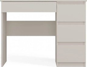 Mijas íróasztal jobb oldali tárolókkal, 98x76x51 cm, kasmír