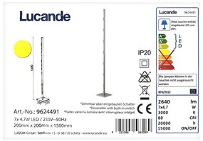 Lucande - LED Dimmelhető állólámpa MARGEAU 7xLED/4,7W/230V