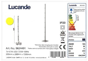Lucande Lucande - LED Dimmelhető állólámpa MARGEAU 7xLED/4,7W/230V LW0099