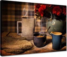 Vászonkép 40x30 Kávé Kaffe