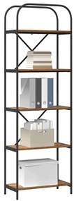 Könyvespolc Régi fa 60 x 30 x 183 cm Faanyag