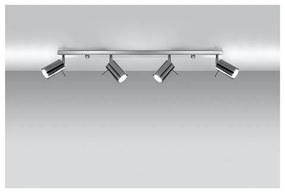 Etna 4L ezüstszínű mennyezeti lámpa - Sollux