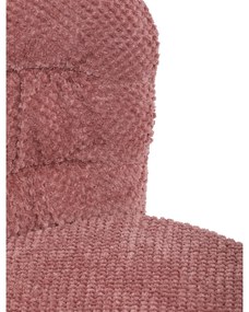 Étkezőszék garnitúra Bouclé CT-W1077 PINK2, 4 db