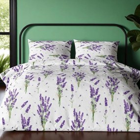 Krepp pamut ágynemű Homa TORRY LAVENDER 2 részes 140x200 cm