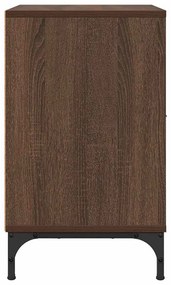 Éjjeliszekrények 2 pcs barna tölgy 49 x 36 x 61 cm Faanyag
