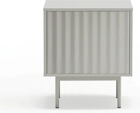 Világosszürke matt éjjeliszekrény Sierra – Teulat