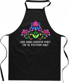 Konyhai Kötény Nyomtatott Lengyel Jó Háziasszony Női Ajándék