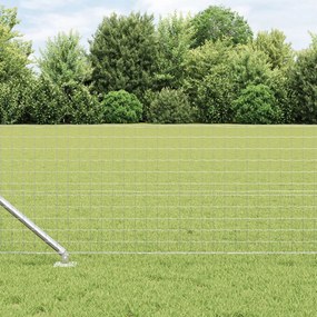 Fém Kerítésoszlopok Csatlakozóval 26 db Ø32 mm 120 cm Horganyzott Acél