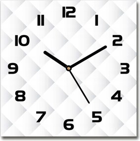 Négyzet alakú csendes üveg óra Négyzetes háttér 30x30