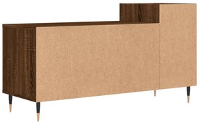 barna tölgyszínű szerelt fa TV-szekrény 100x35x55 cm