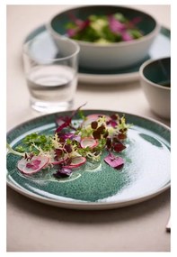 Fehér-zöld kőedény tálka 850 ml Gastro White/Green – Bitz